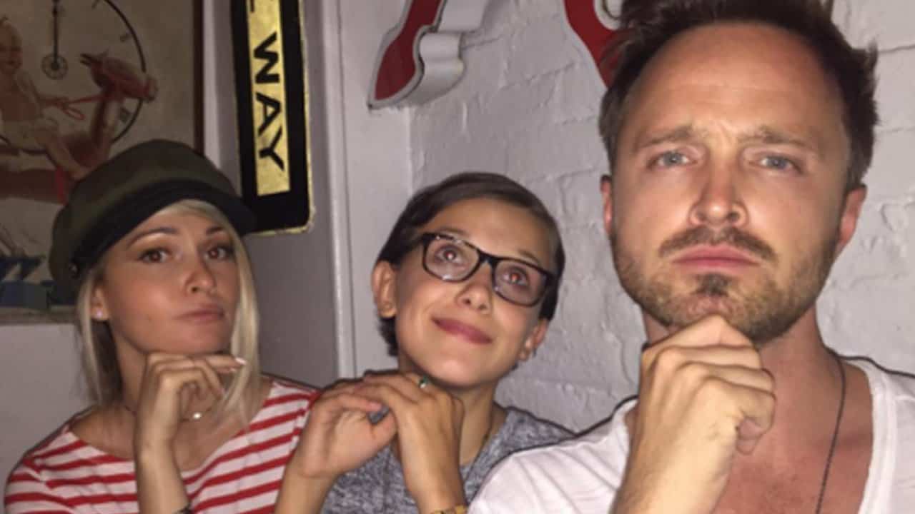 1280_aaron_paul_millie_bobby_brown_lauren_paul_instagram