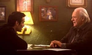 Premonitions: Anthony Hopkins e Colin Farrell come non li avete mai visti.