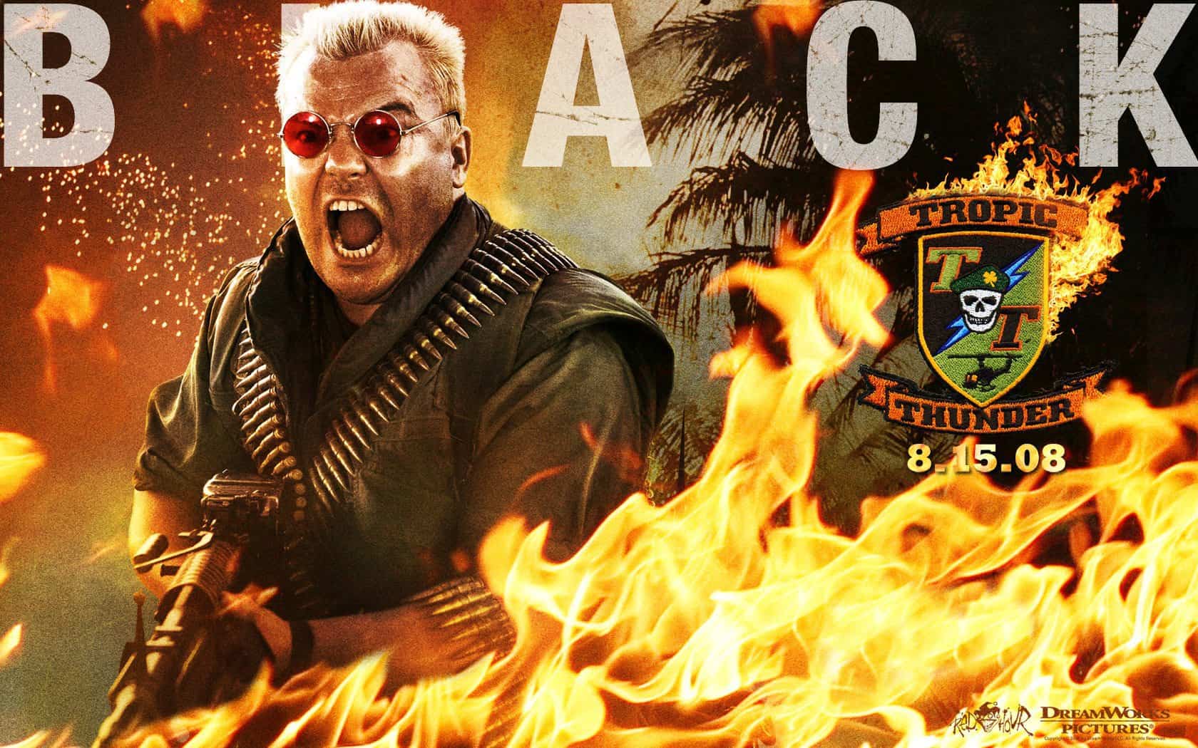 Jack Black in Tropic Thunder Wallpaper 2 1280