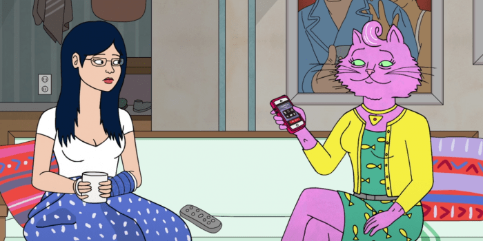 Bojack Horseman Diane and Princess Carolyn