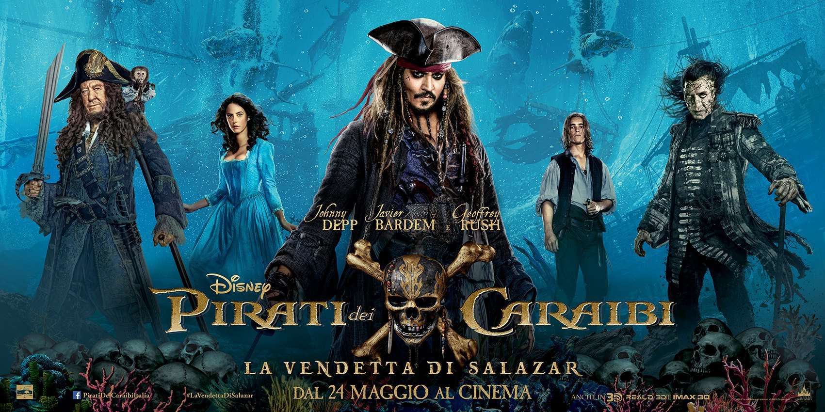 “Pirati dei Caraibi – La vendetta di Salazar”: da oggi nelle sale italiane il quinto capitolo dell’omonima saga