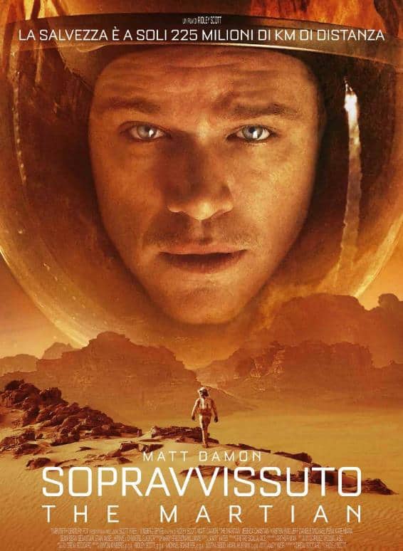 ” Sopravvissuto – The Martian ” di Ridley Scott con Matt Damon: Recensione