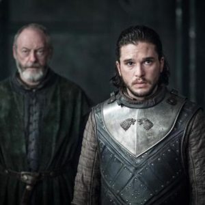 Jon Snow and Davos Seaworth