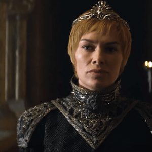 cersei lannister with jon snow and daenerys targaryen in game of thrones season 7