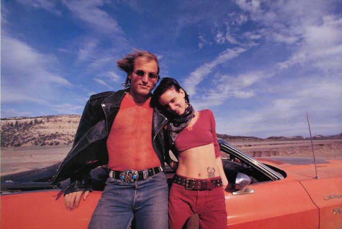 Woody Harrelson e Juliette Lewis in Natural Born Killers