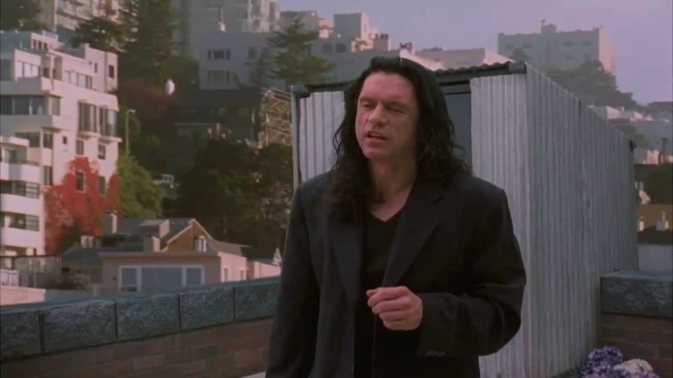 Tommy Wiseau in The Room