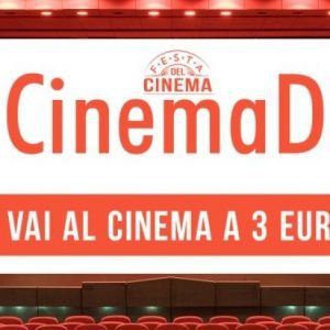 CinemaDays: dal 9 al 12 Aprile al cinema con 3 euro!