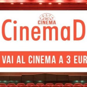 Tornano i “Cinema Days”: dal 9 al 15 luglio cinema a 3 euro