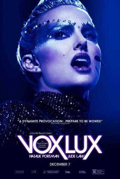 vox lux nuovo trailer ufficiale