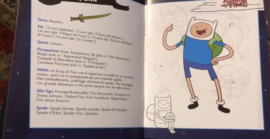 booklet adventure time