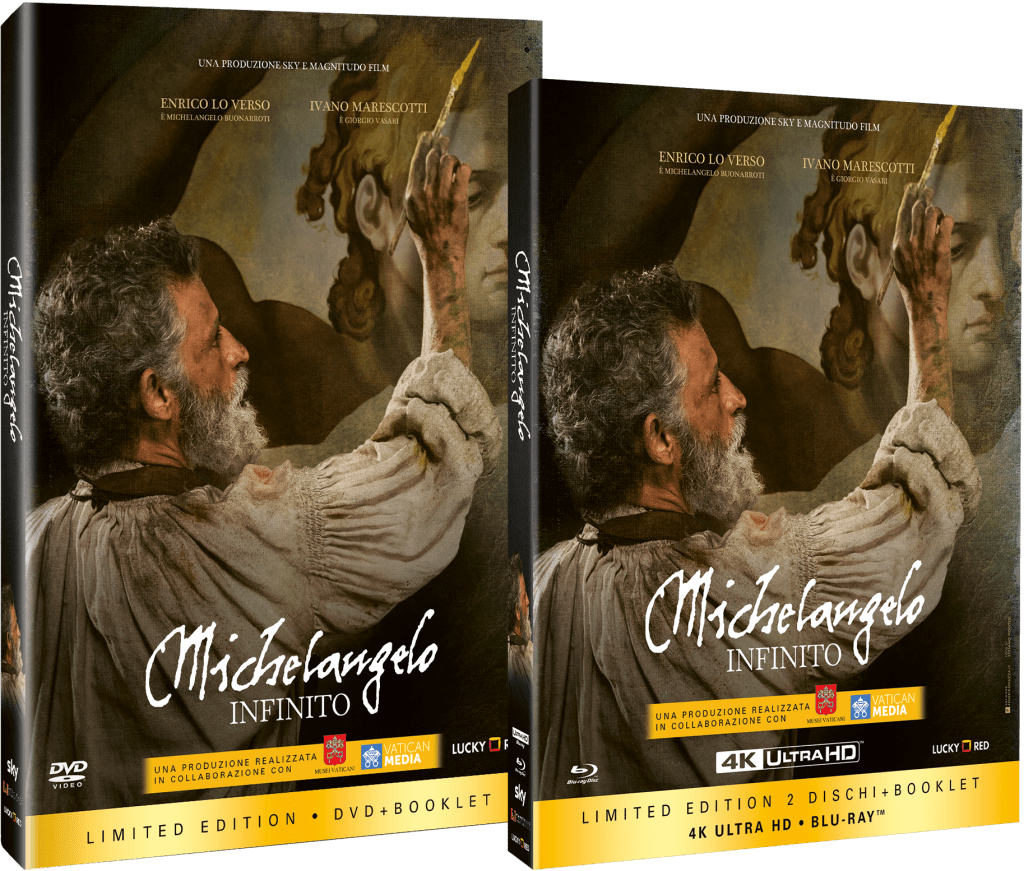 Michelangelo Infinito dvd bd 4k