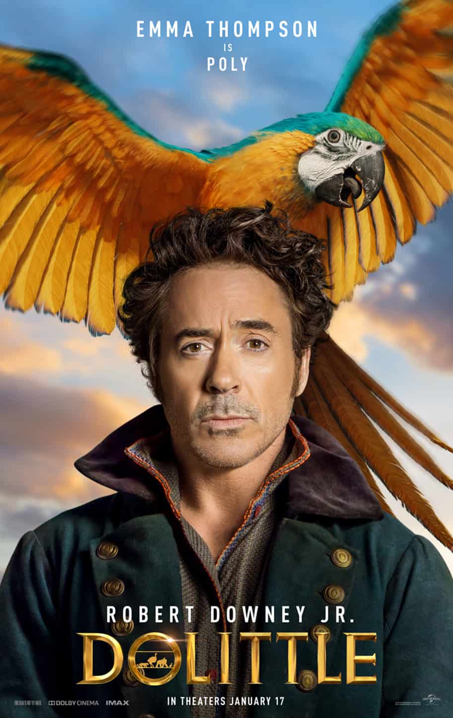 Dolittle: Robert Downey Jr. insieme agli animali nei nuovi poster del film