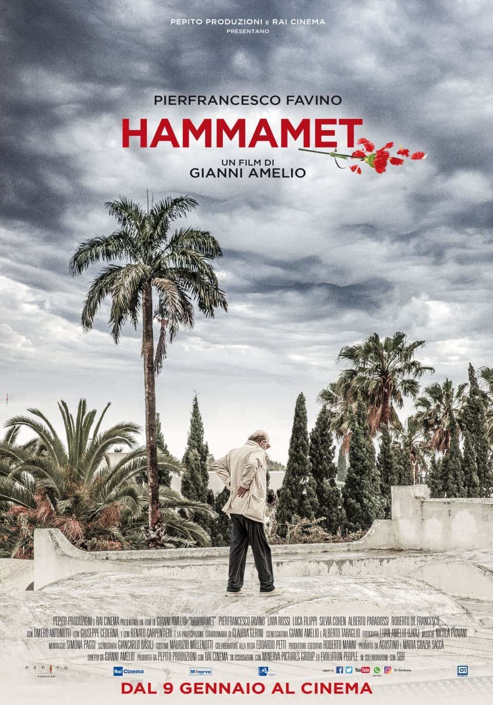 Hammamet: il primo poster del film con Pierfrancesco Favino