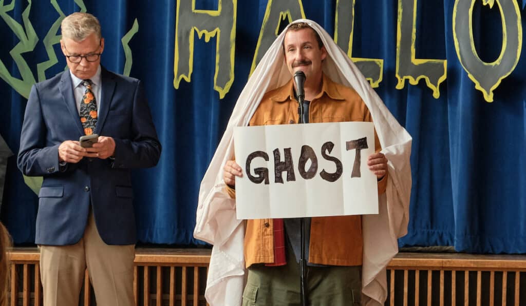 hubie halloween adam sandler ghost social