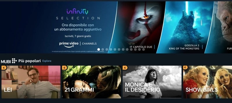 Amazon Prime Video Channels arriva in Italia: ecco cos’è e come funziona