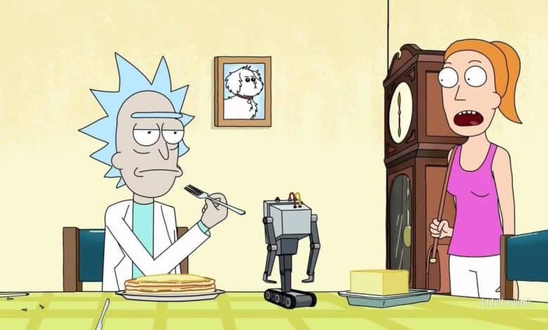 rick and morty burro robot
