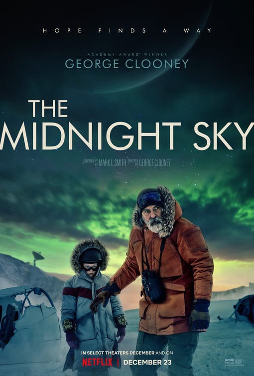 the midnight sky nuovo poster