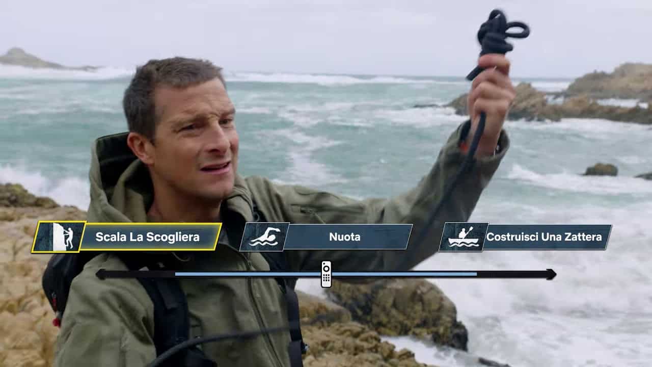 Scuola di sopravvivenza: Missione safari – il trailer del film interattivo con Bear Grylls