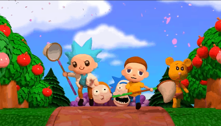 Rick & Morty e l’inaspettato crossover con Animal Crossing
