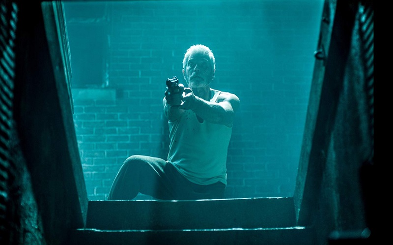 Man in the Dark 2: il poster del film con Stephen Lang e Madelyn Grace