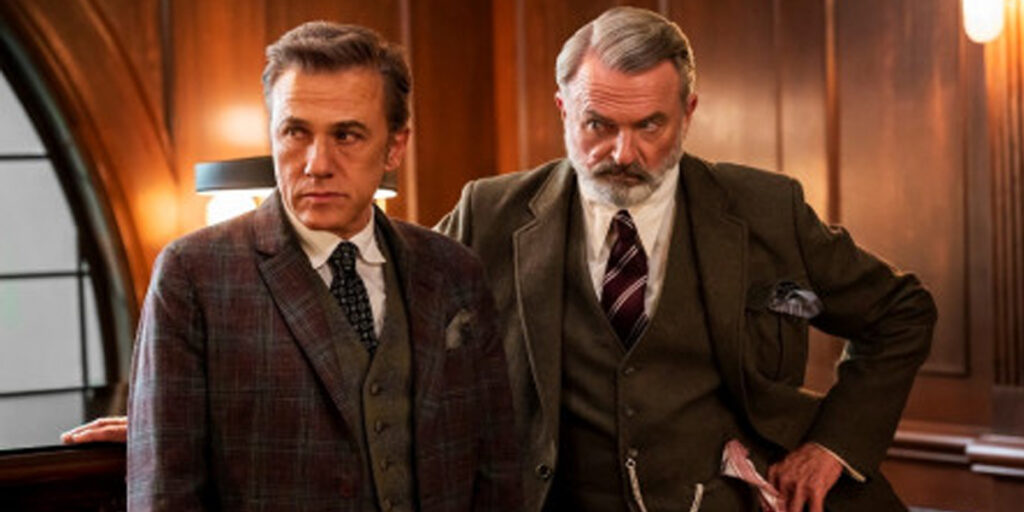 The Portable Door: Christoph Waltz e Sam Neill nella prima immagine del film