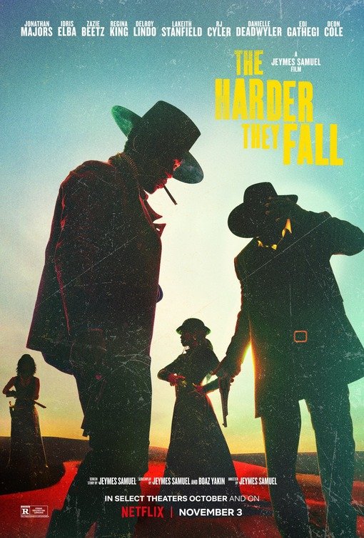 The Harder They Fall: il nuovo poster del western in arrivo su Netflix 1 the harder they fall poster