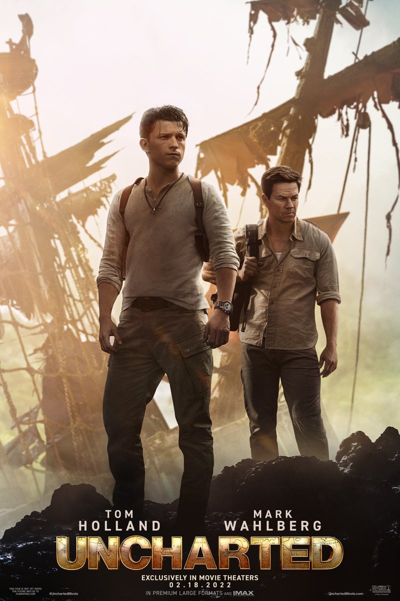 Uncharted: il poster del film con Tom Holland e Mark Wahlberg 1 uncharted poster