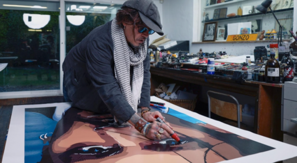 Johnny Depp mette in vendita oltre 10.000 NFT tratti dalle sue opere d’arte
