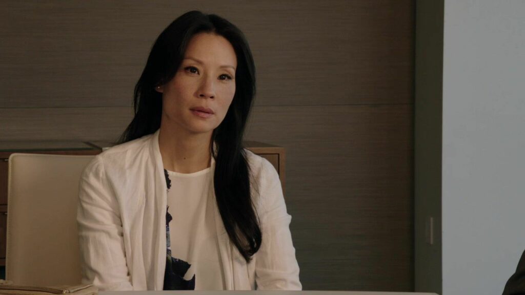 Later Lucy Liu red one