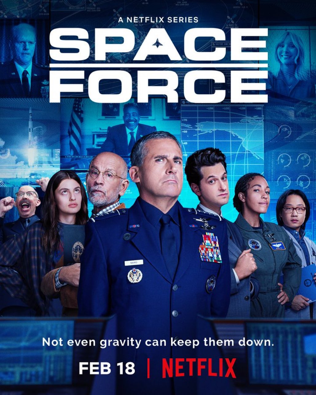 Space Force: il poster e la data di uscita della seconda stagione della serie 1 space force poster