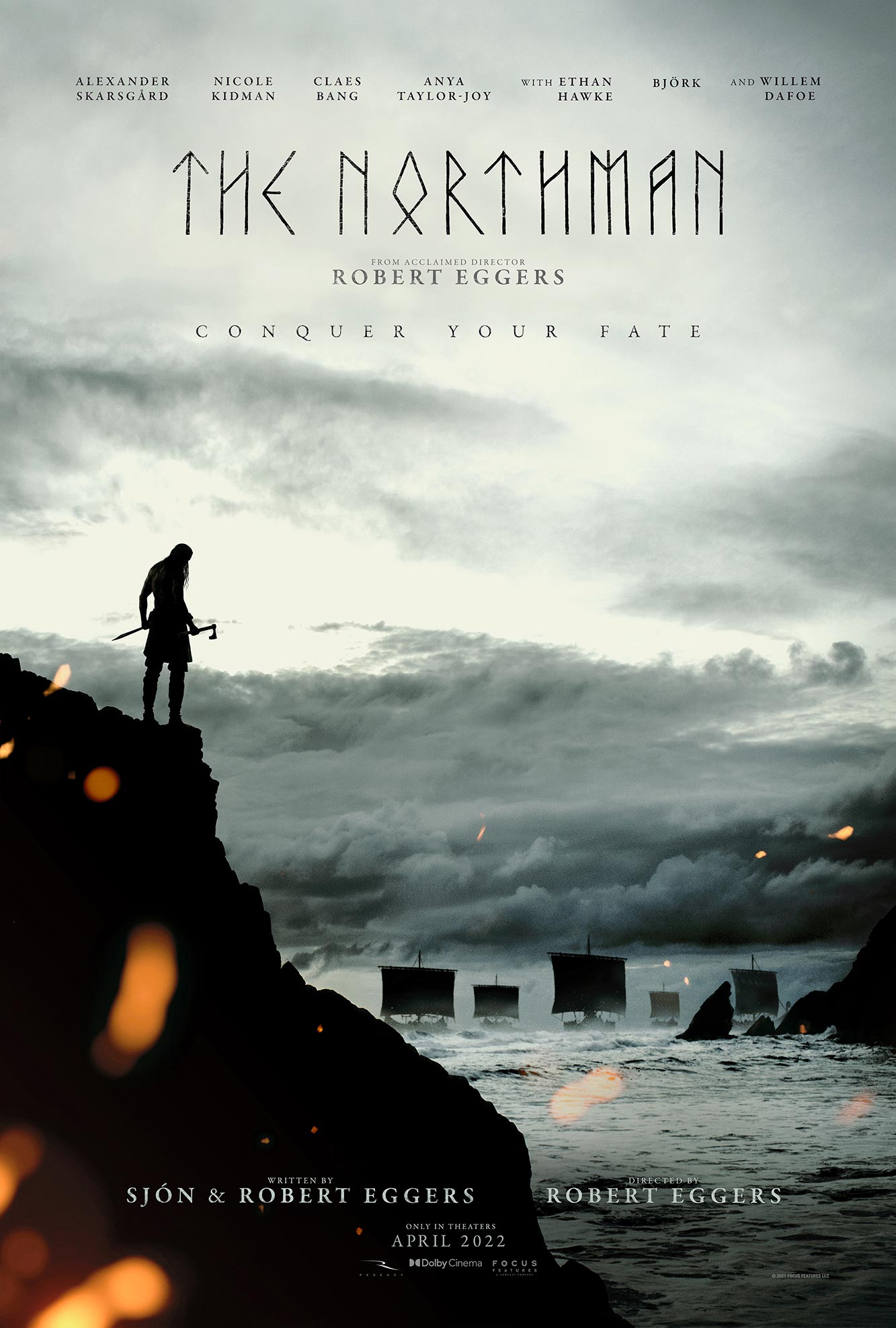 The Northman: poster ufficiale e nuove foto del film di Robert Eggers 1 the northman poster
