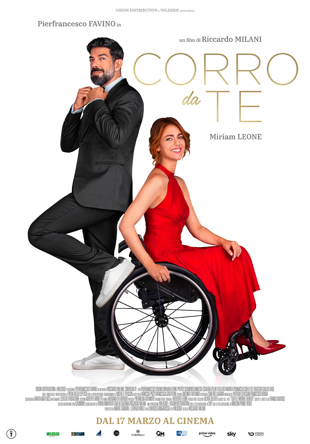 Corro da te: il poster ufficiale del film con Miriam Leone e Pierfrancesco Favino 1 corro da te