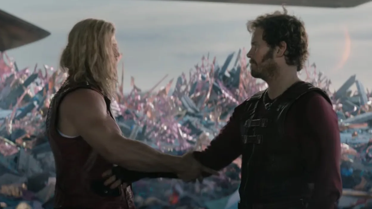 Thor and Star Lord