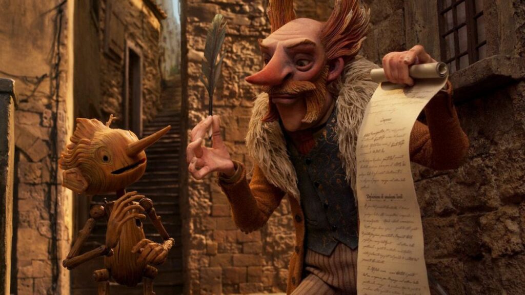 pinocchio di guillermo del toro recensione