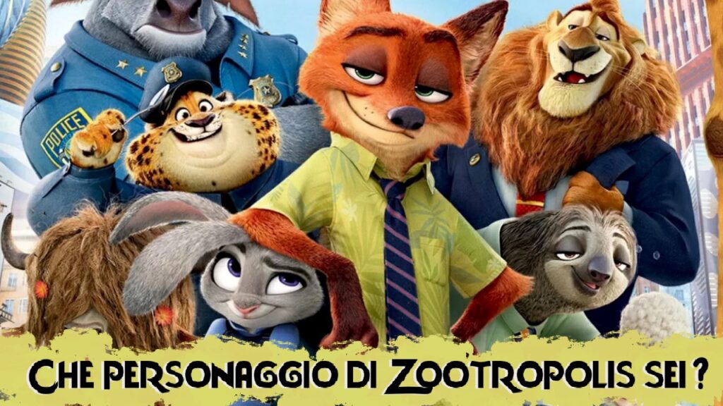 Disney Quiz: quale personaggio di Zootropolis sei?