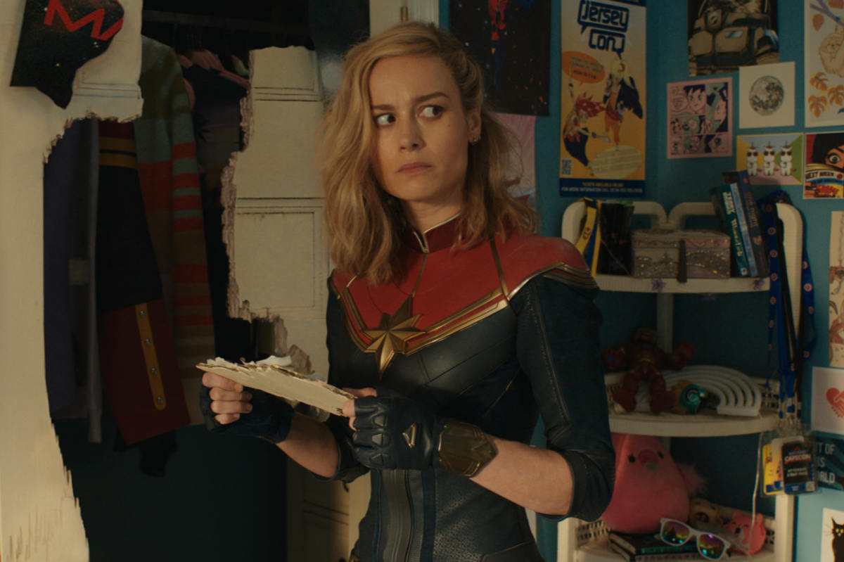 the marvels teaser brie larson