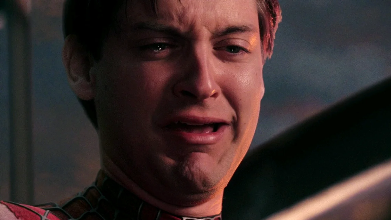 Peter Parker cry