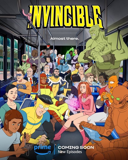 Invincible: il poster ufficiale della seconda stagione 1 invincible
