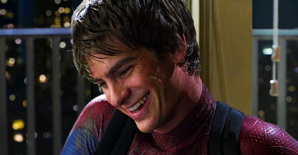 Andrew Garfield as Peter Parker in The Amazing Spider Man