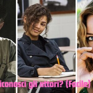 Quiz da spiaggia: riconosci l’attore (Facile)