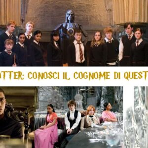 Quiz Harry Potter: conosci il cognome di questi personaggi?