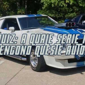 Quiz: a quale serie tv appartengono queste automobili?