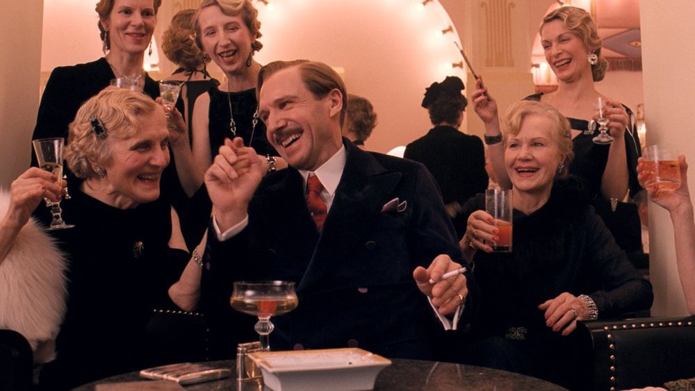 grand budapest hotel 2014 003 gustave laughing with