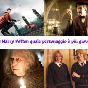 Quiz Harry Potter: quale personaggio è più giovane?