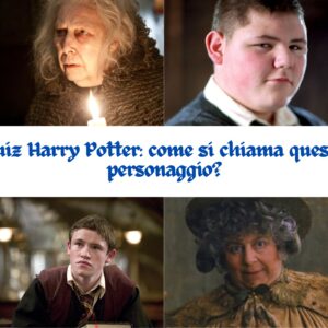 Quiz Harry Potter: come si chiama questo personaggio?