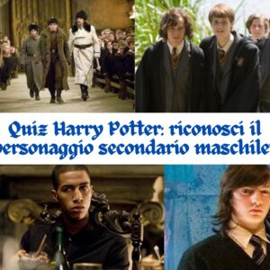 Quiz Harry Potter: riconosci il personaggio secondario maschile?