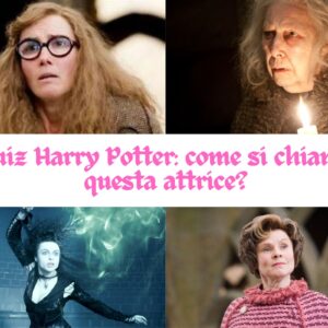 Quiz Harry Potter: come si chiama questa attrice?