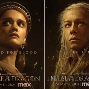 House of the Dragon: Alicent Hightower e Rhaenyra Targaryen nei character poster della seconda stagione