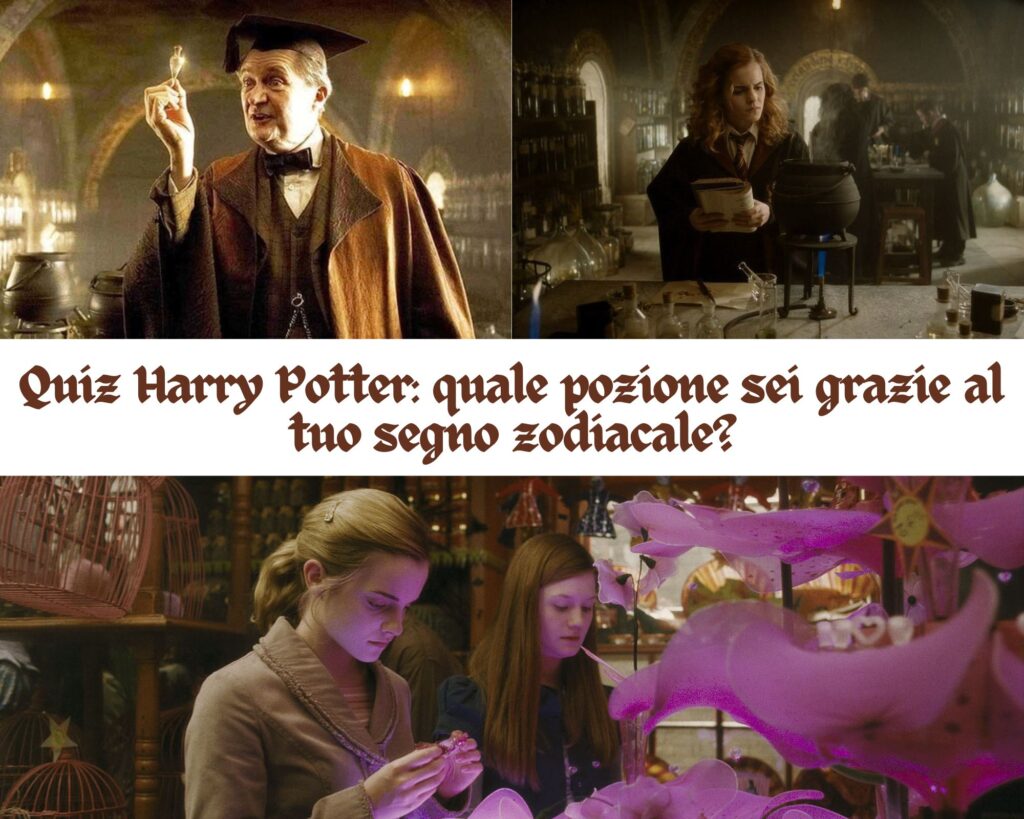 Quiz Harry Potter: quale pozione sei grazie al tuo segno zodiacale?