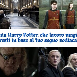 Quiz Harry Potter: che lavoro magico faresti in base al tuo segno zodiacale?